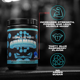 Gorilla Mind Gummies Créatine 5g Creapure packaging