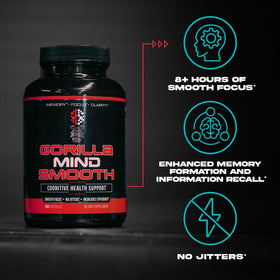 Gorilla Mind Smooth Nootropic 90 Capsules emballage
