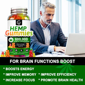 GORNVB Gummies au Chanvre 600 000 gummies dans un bol