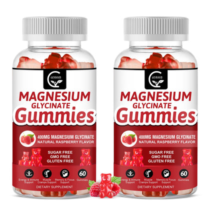 GORNVB Gummies de Glycinate de Magnésium 400mg, emballage avant