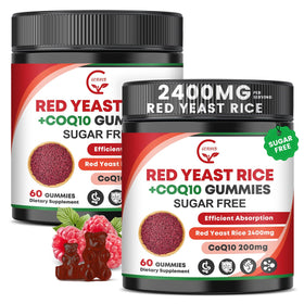 GORNVB Riz de Levure Rouge avec CoQ10 gummies boîte vue de face