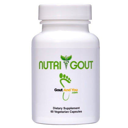 Gout and You NutriGout 500 mg capsules front view