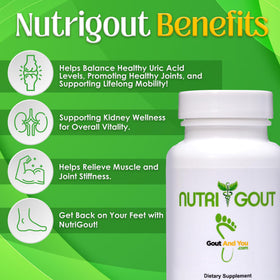 Gout and You NutriGout 500 mg capsules side view
