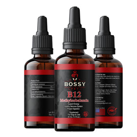 Goutte à goutte du complément B12 Bossy Pet pour chiens et chats