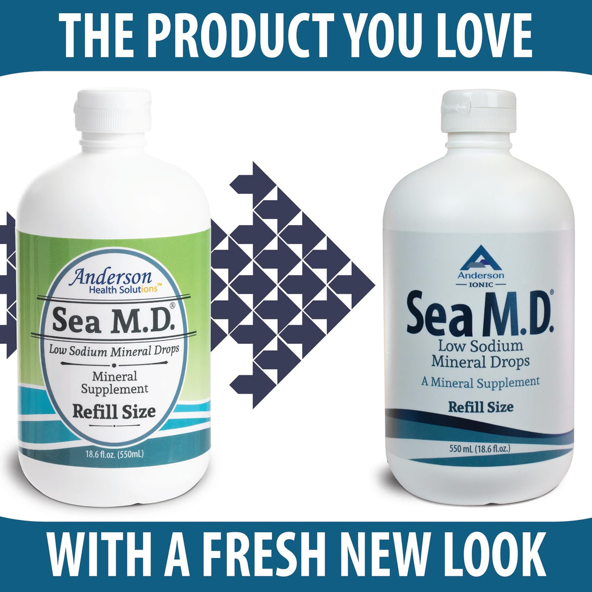 Goutte de Anderson Sea M.D. dans un verre d'eau