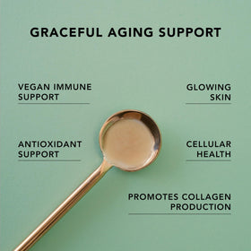 Goutte de vitamine C liposomale AMANDEAN sur une cuillère