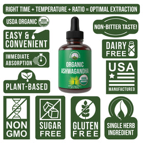 Gouttes Ashwagandha Peak Performance en milieu de vie active