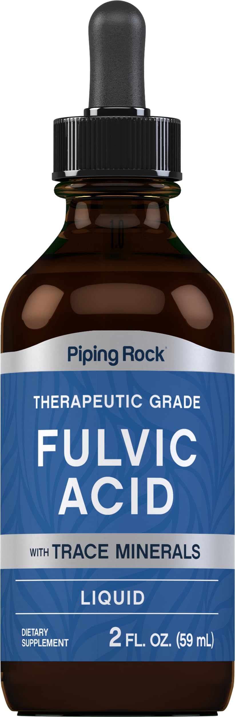 Gouttes d'acide fulvique liquide Piping Rock 60 mL vue avant