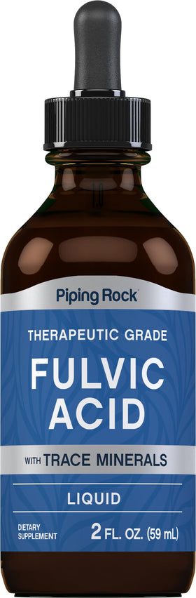 Gouttes d'acide fulvique liquide Piping Rock 60 mL vue avant