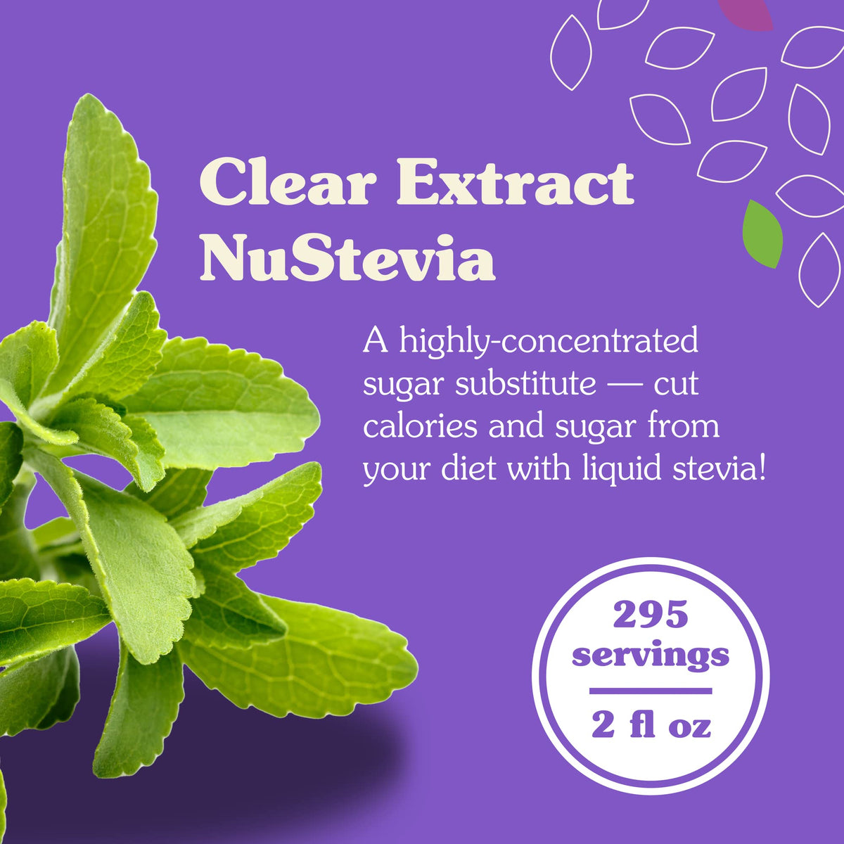 Gouttes d'édulcorant Nunaturals Stevia sur une cuillère