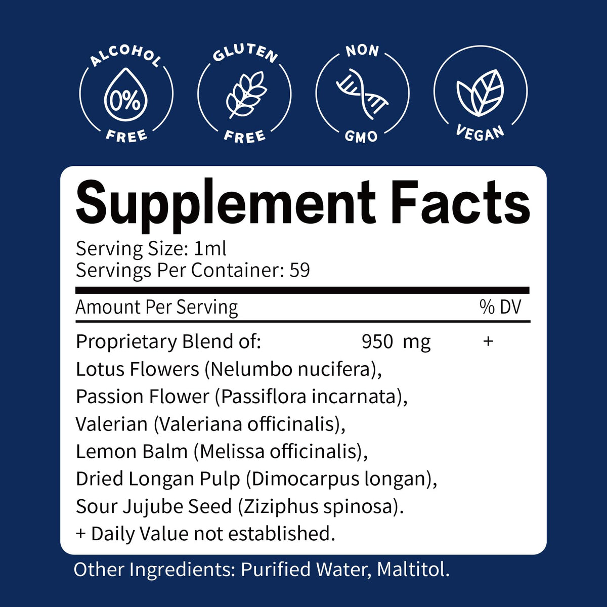 Gouttes d'extrait de fleurs de lotus ORGANIHERBENCE avec des herbes à côté