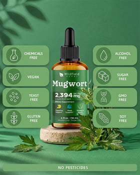 Gouttes d'extrait de grande absente WILDFIELD HERBS avec des ingrédients naturels