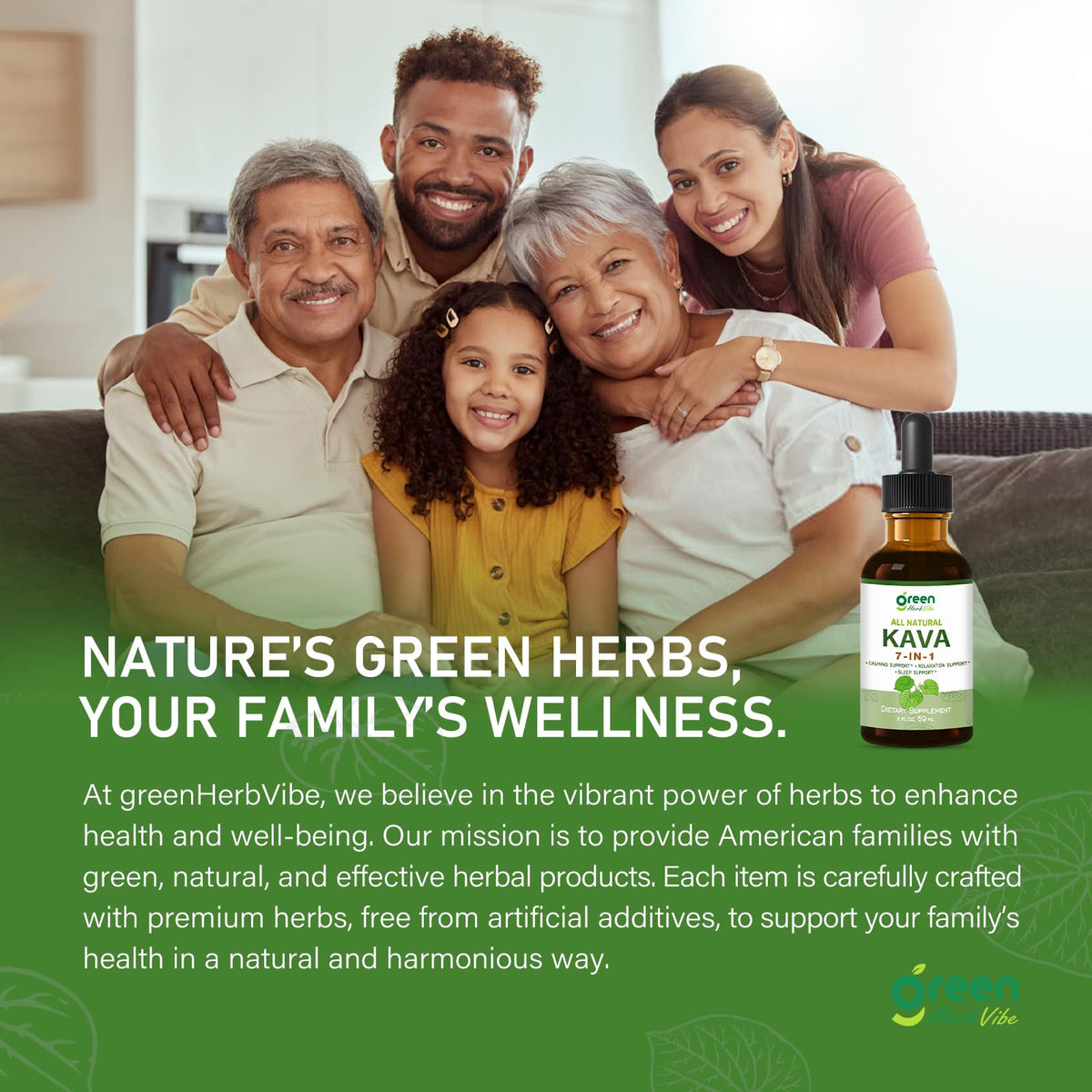 Gouttes d'extrait de Kava dans un cadre naturel