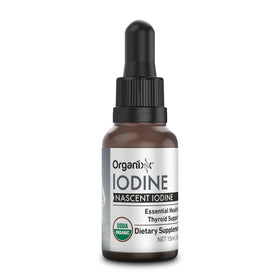 Gouttes d'iode nascent bio Organixx 15 ml vue avant