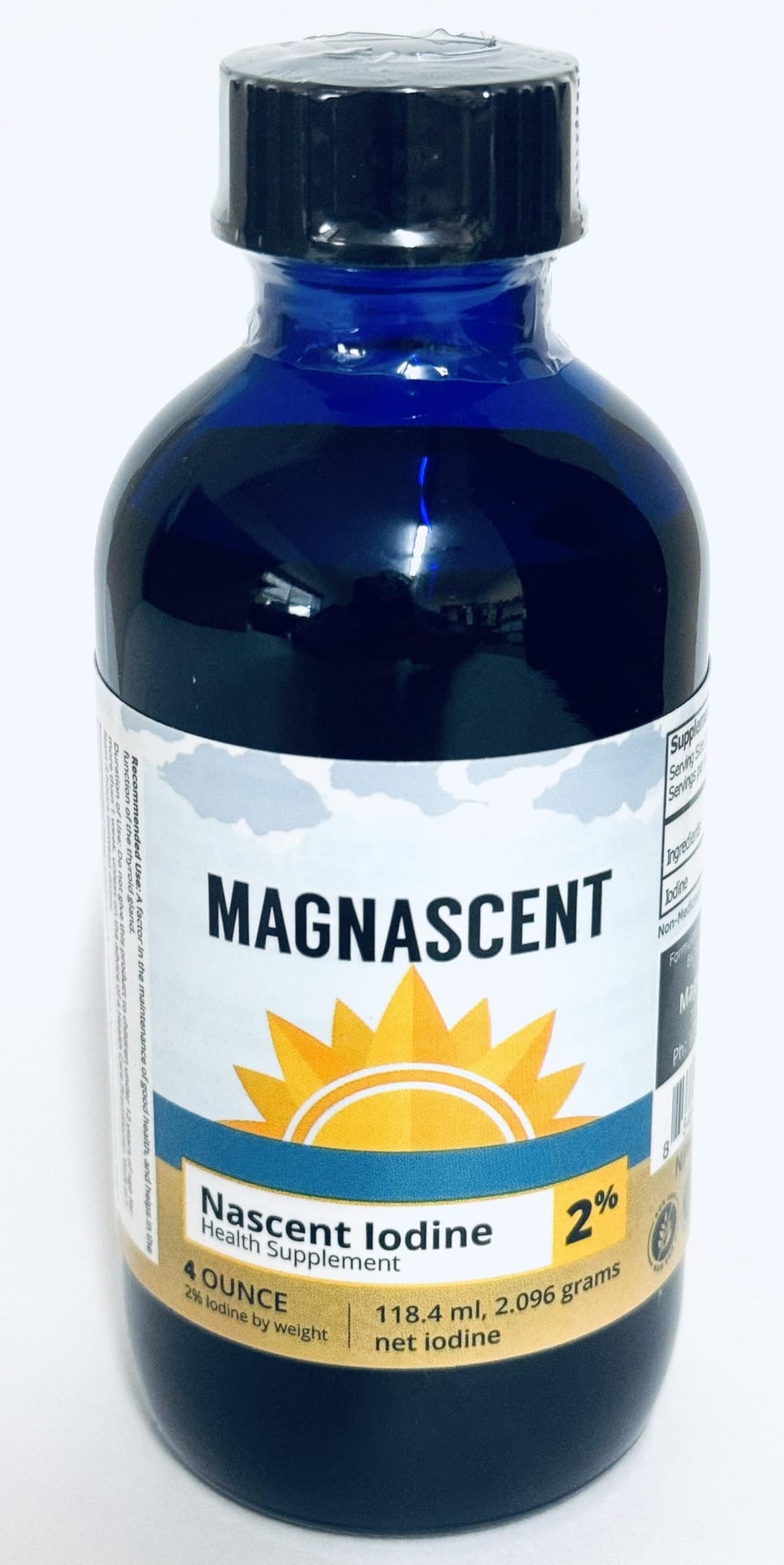 Gouttes d'iode nascent Magnascent avec compte-gouttes