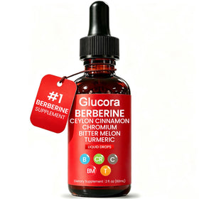 Gouttes de Berbérine de Glucora 60 ml avec étiquette visible