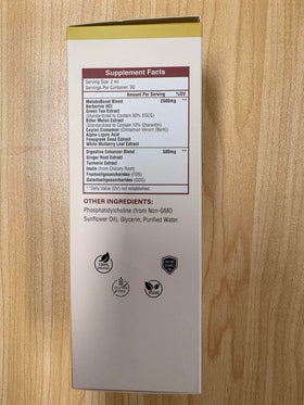 Gouttes de berbérine KEDISOM versées dans une cuillère