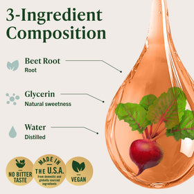 Gouttes de Betterave HERBAMAMA avec compte-gouttes