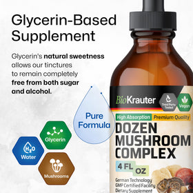 Gouttes de BIO KRAUTER ajoutées à une boisson