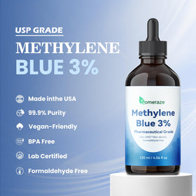 Gouttes de bleu de méthylène Someraze en utilisation