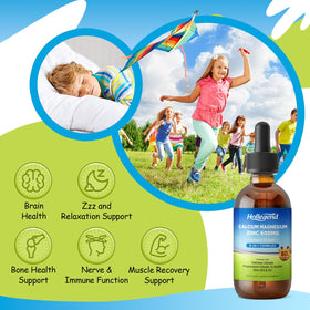 Gouttes de Calcium Citrate HOLLEGEND 600mg sur une table en bois