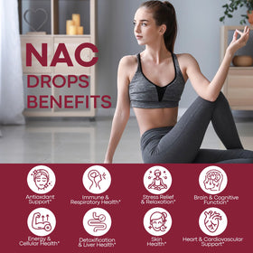 Gouttes de CFILIHTC NAC dans une cuillère