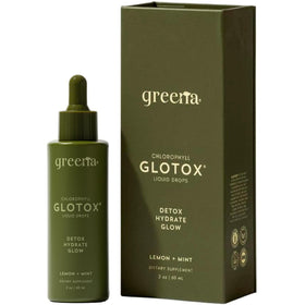 Gouttes de chlorophylle Greena 3000mg bouteille en verre avec compte-gouttes