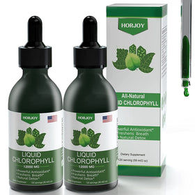 Gouttes de chlorophylle Horjoy flacon avant avec étiquette