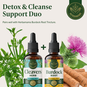Gouttes de Cleavers HERBAMAMA dans un cadre de vie sain