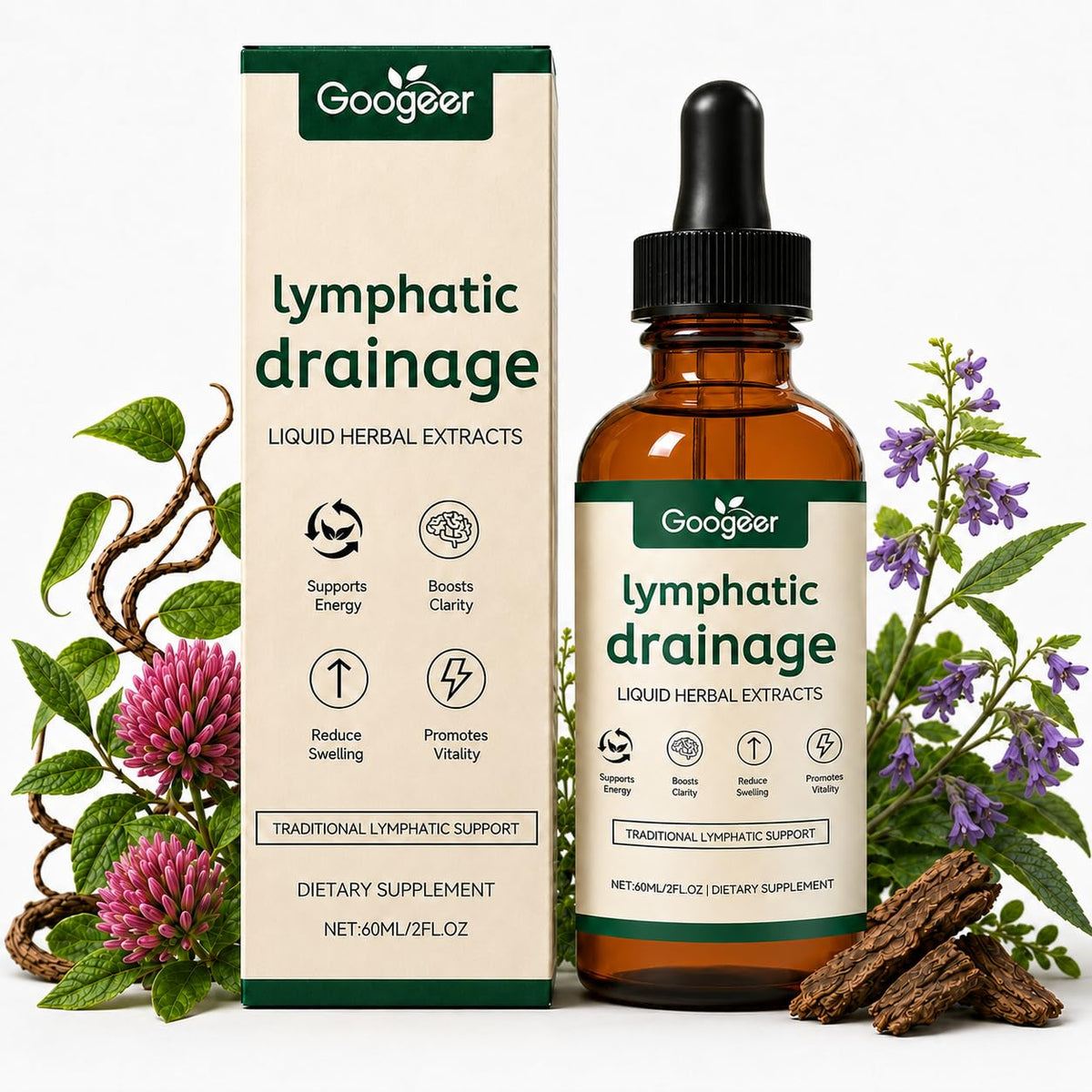 Gouttes de drainage lymphatique Galriva 150g vue avant