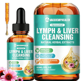 Gouttes de drainage lymphatique Maxhemphealth 60ML vue avant avec étiquette