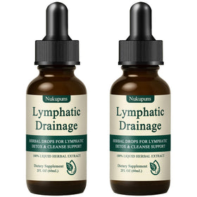 Gouttes de drainage lymphatique Nukupuns flacon avant vue
