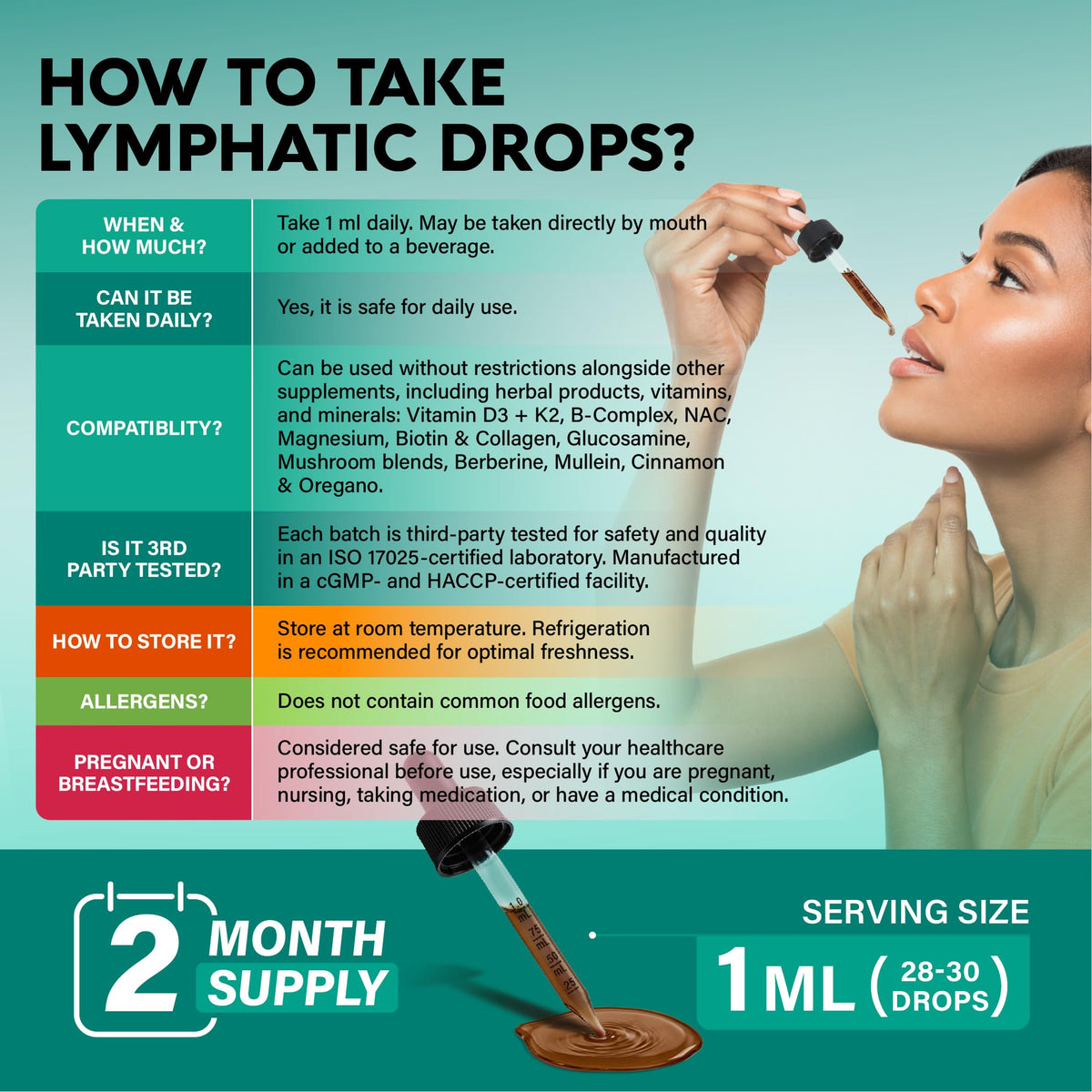 Gouttes de Drainage Lymphatique NUTRAHARMONY en milieu naturel