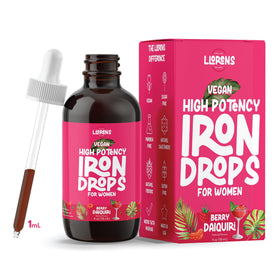 Gouttes de Fer LLORENS PHARMACEUTICAL 20 mg/ml saveur Berry Daiquiri, vue de face