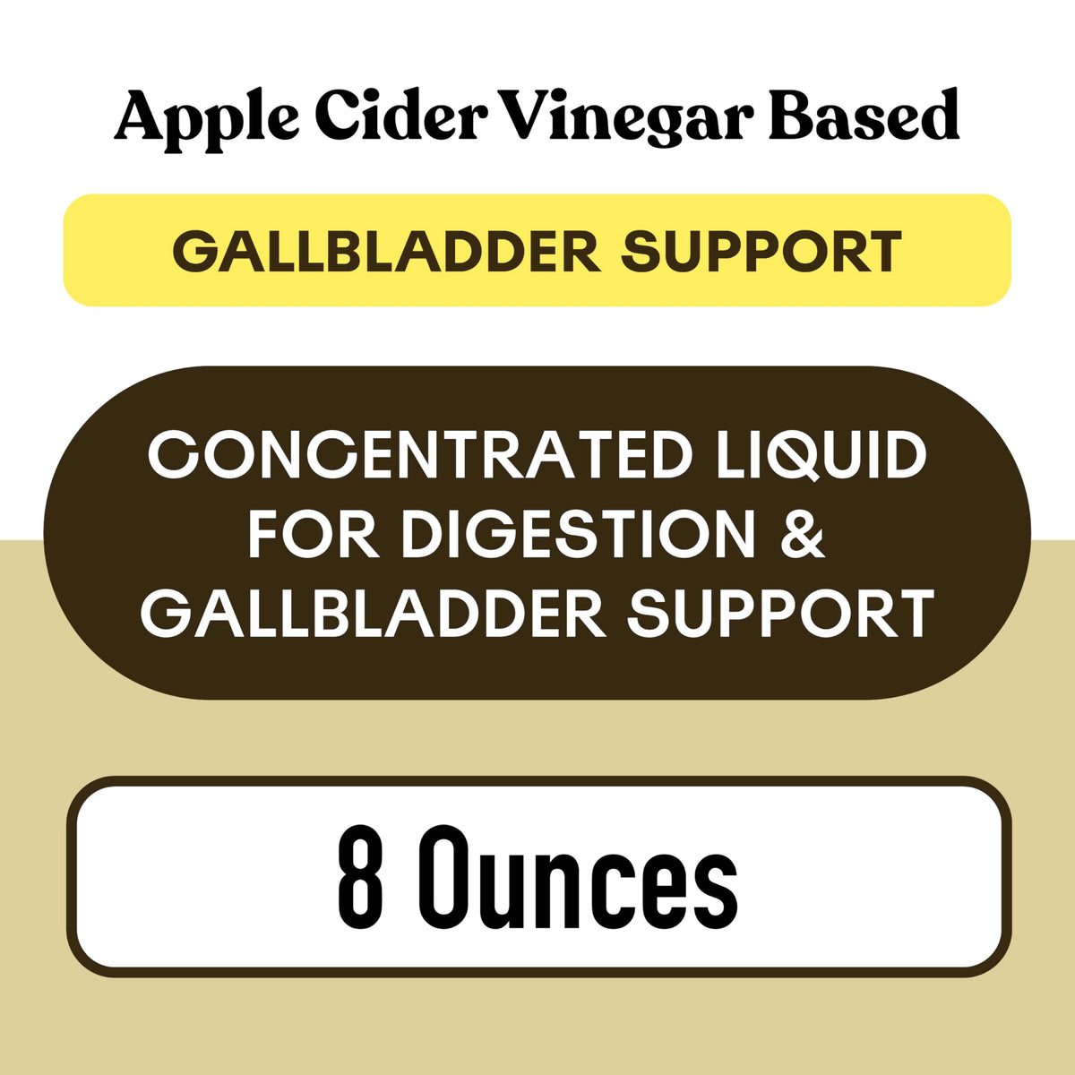 Gouttes de Gallbladder Complete Liquide dans une cuillère