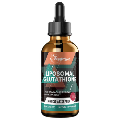 Gouttes de glutathion liposomal Zeylamum 2000mg flacon avant