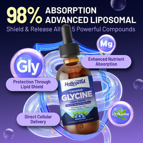 Gouttes de HOLLEGEND Glycine Liquide 3g sur une cuillère
