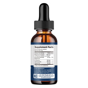 Gouttes de magnésium glycinate 500mg de dilib, flacon ouvert avec goutteur