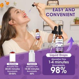 Gouttes de magnésium glycinate GREENPEOPLE avec ingrédients naturels