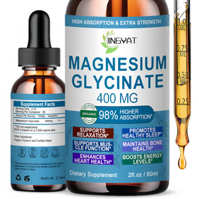 Gouttes de magnésium glycinate JINGYAT 400mg - vue de face