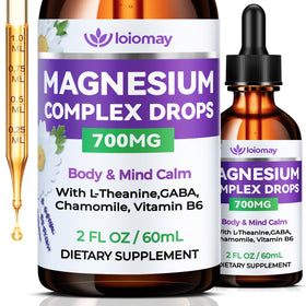 Gouttes de magnésium glycinate loiomay 50 mg avec flacon