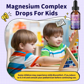 Gouttes de magnésium liquide CFILIHTC, étiquette avec ingrédients