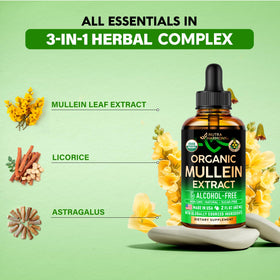 Gouttes de Molène Bio NUTRAHARMONY ingrédients principaux