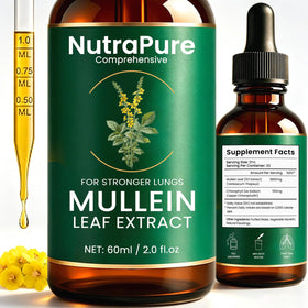 Gouttes de molène Nutrapure 60 ml vue de face