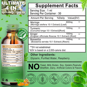 Gouttes de Moringa Vita letuo en utilisation