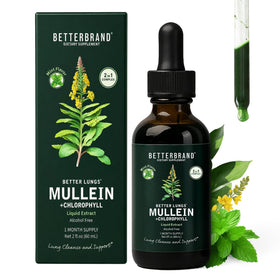 Gouttes de Mullein au menthe Betterbrand flacon avant