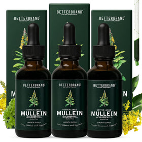 Gouttes de Mullein Betterbrand 431g vue avant avec étiquette
