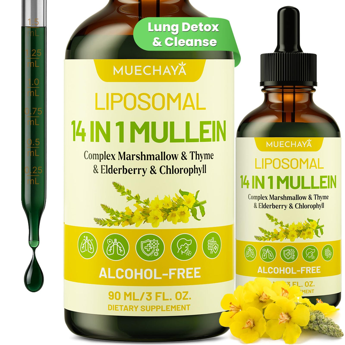 Gouttes de Mullein Muechaya 240g vue de face