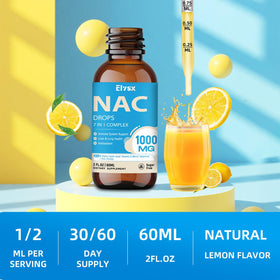Gouttes de NAC Elysx 1000MG avec dosage de 2 mL