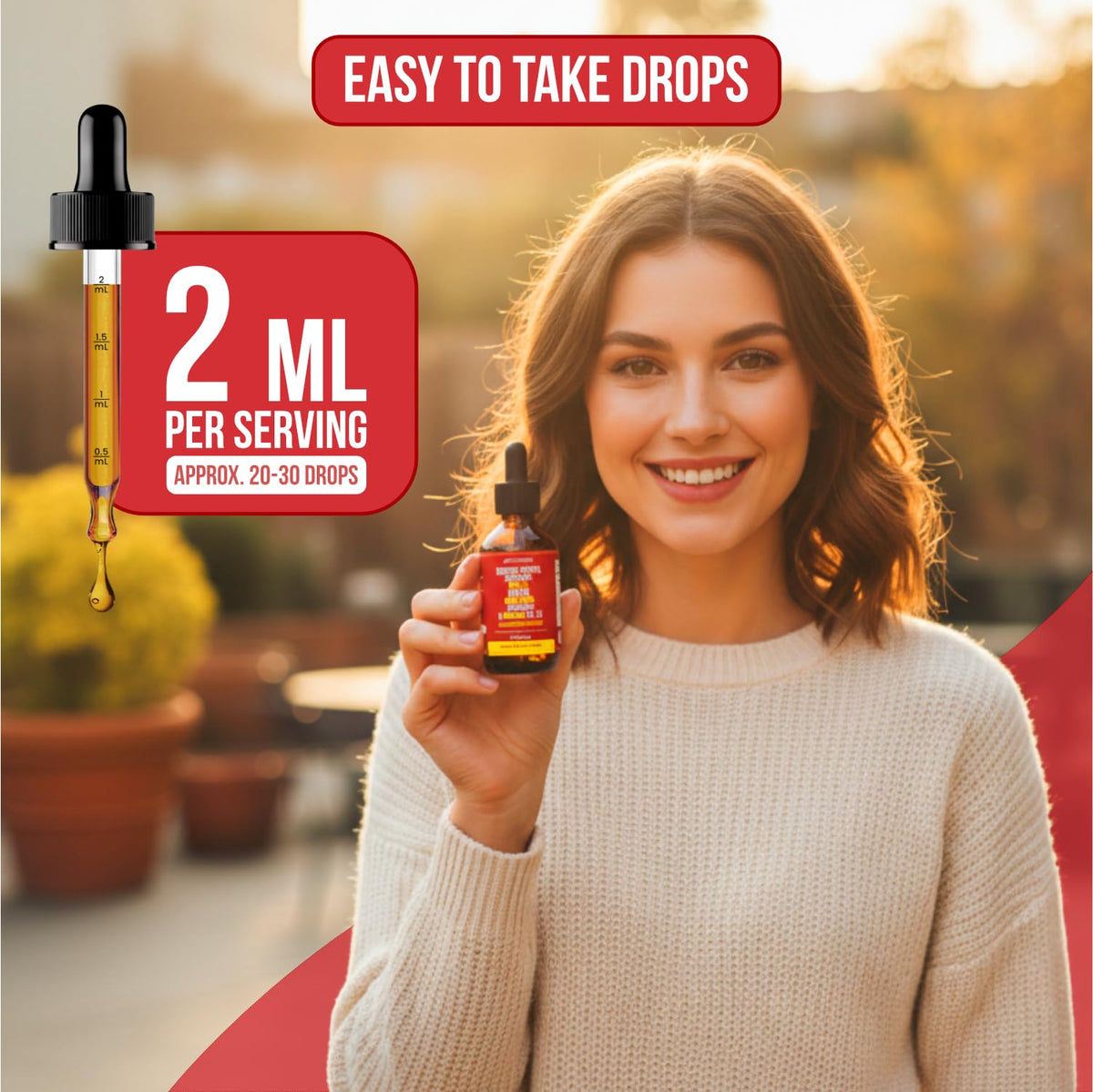 Gouttes de piment de cayenne Elite Goods sur une table